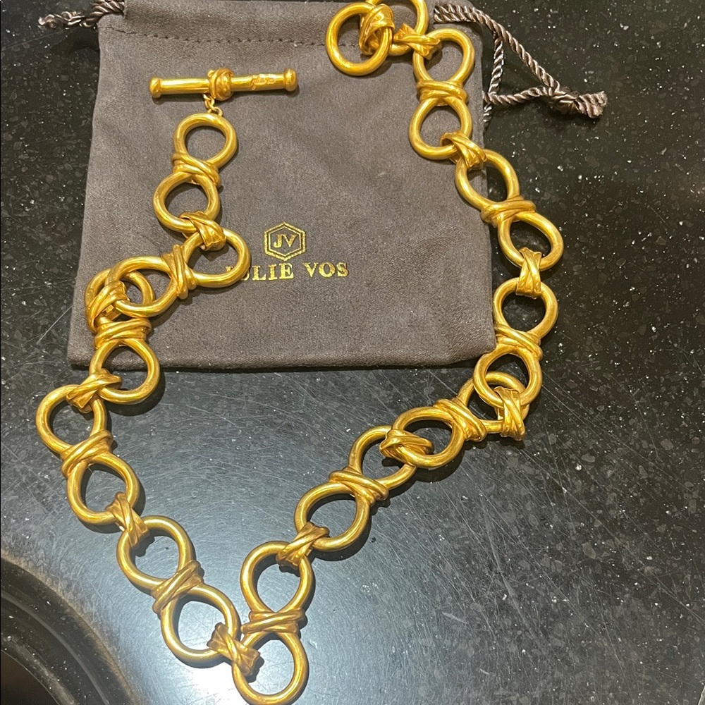 Julie Vos Gold Chain Necklace